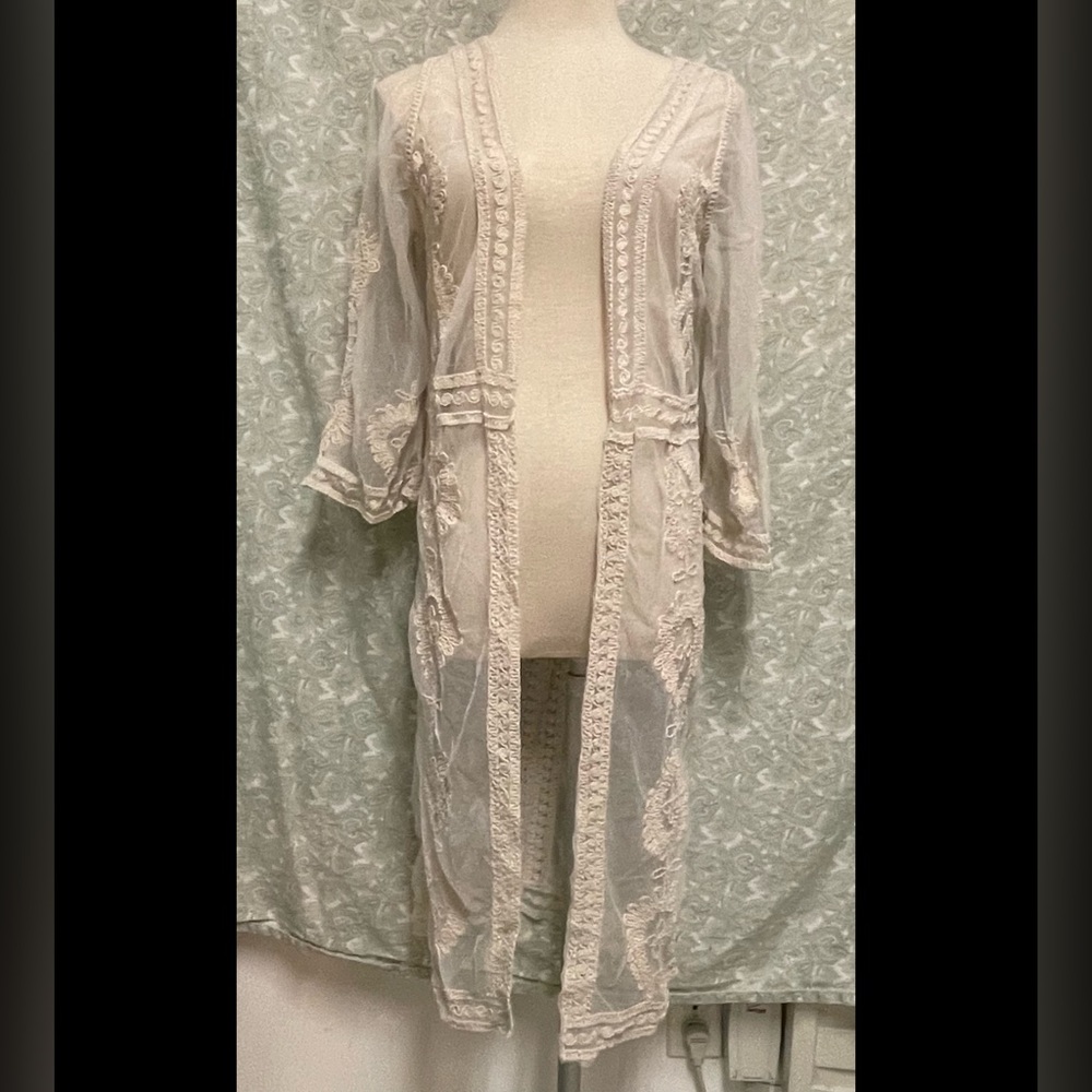 Debut Sheer Robe/Coverup (M/L)